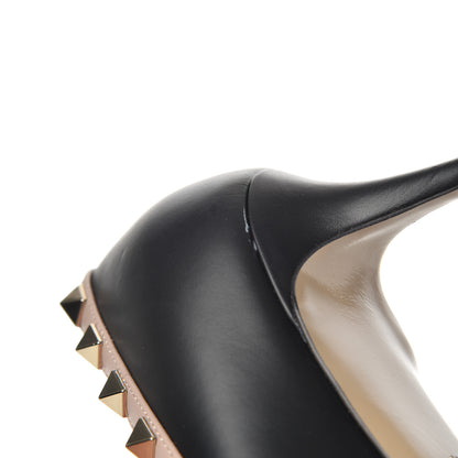 Valentino Garavani Nappa Rockstud 50mm Pumps 37 Black Poudre 11 of 14
