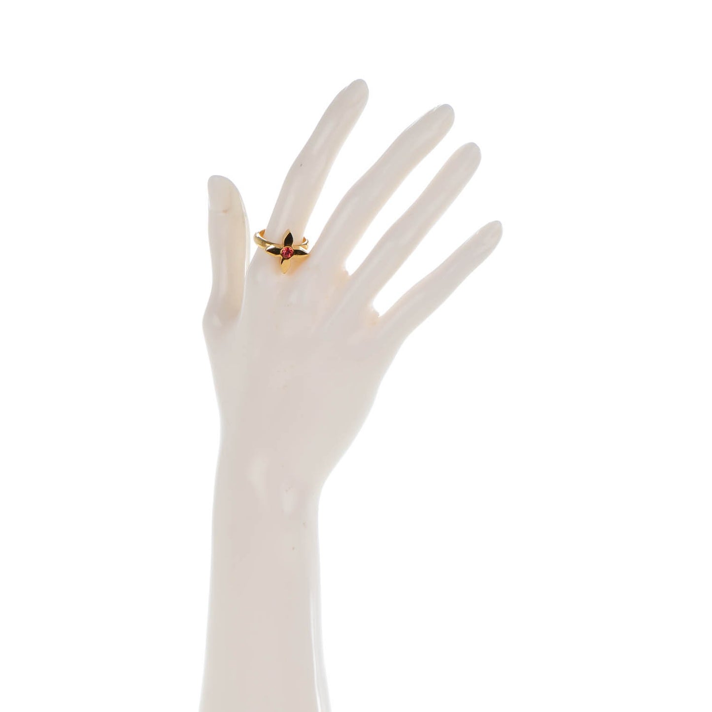 Crystal Idylle Ring L Gold