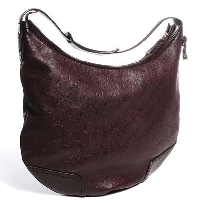 Gucci Guccissima Large Princy Hobo Dark Brown 3 of 8
