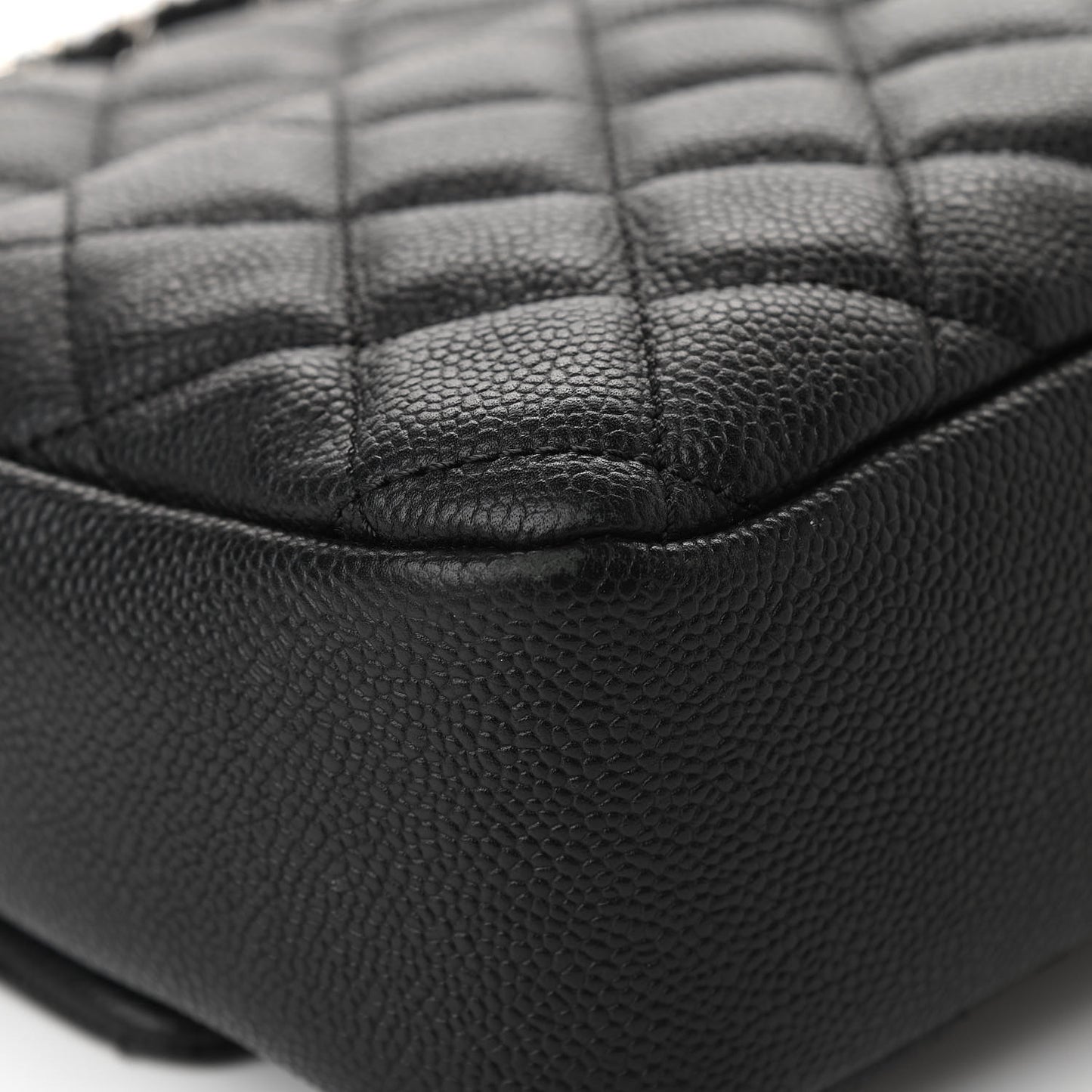 Caviar Quilted Jumbo Easy Flap Black