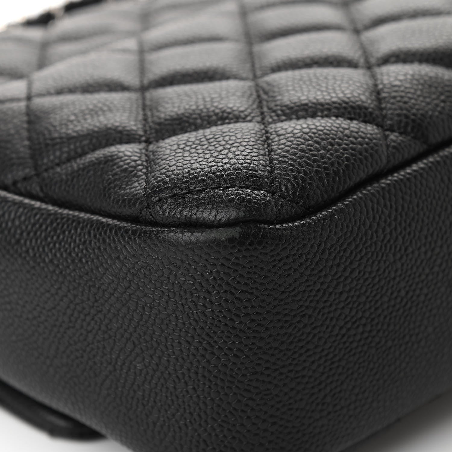 Chanel Caviar Quilted Jumbo Easy Flap Black 12 of 15