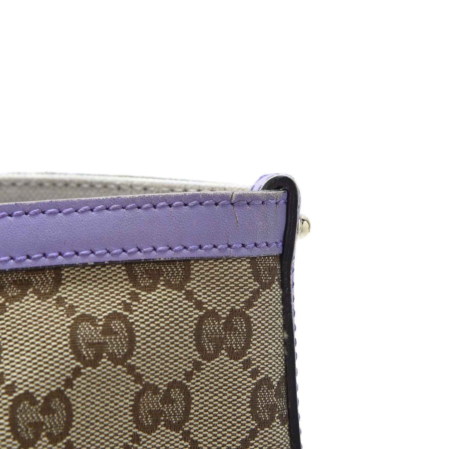 Gucci Monogram Small Craft Tote Lilac 10 of 13