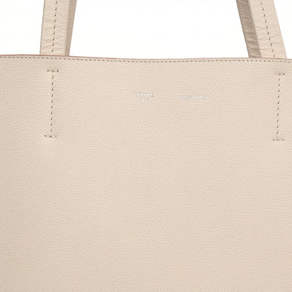 Celine Grained Calfskin Medium Horizontal Cabas Phantom White 8 of 17