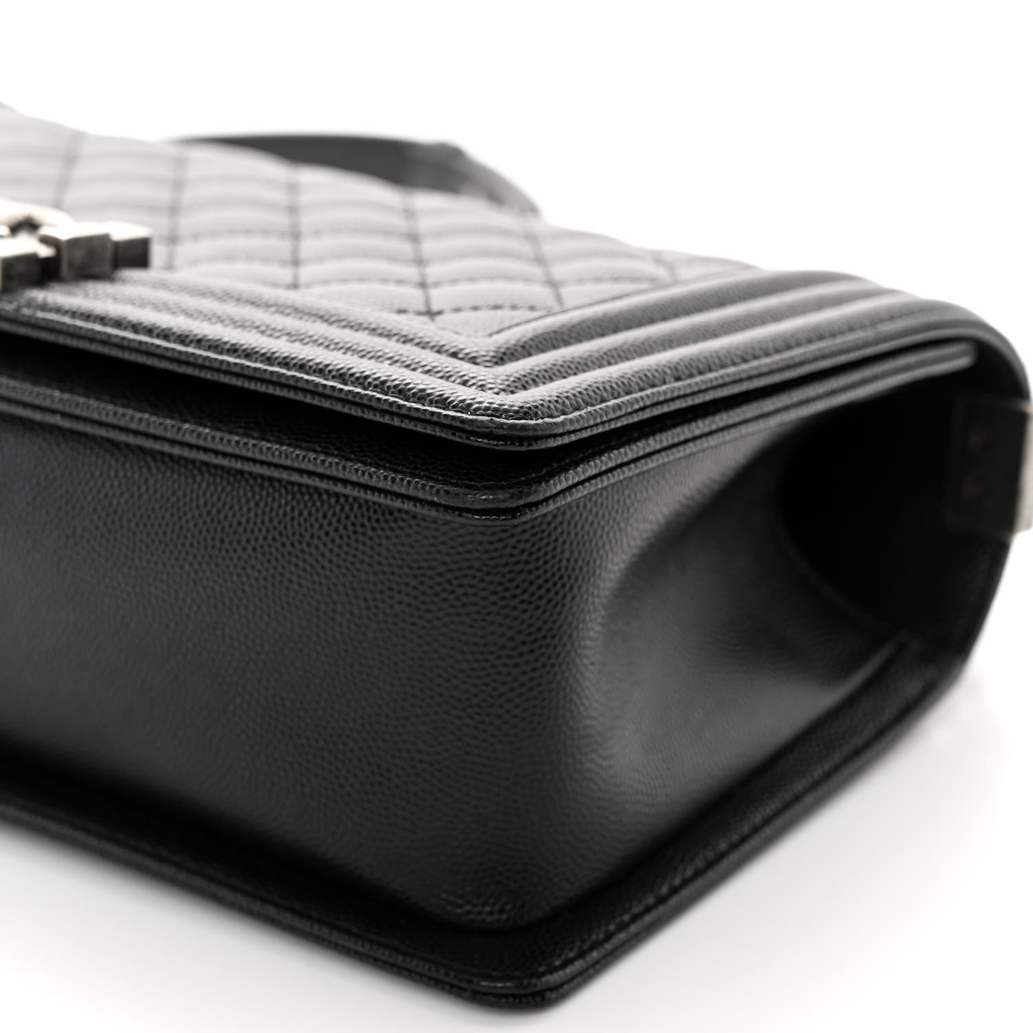 Chanel Caviar Quilted Medium Boy Flap Black 10 of 10