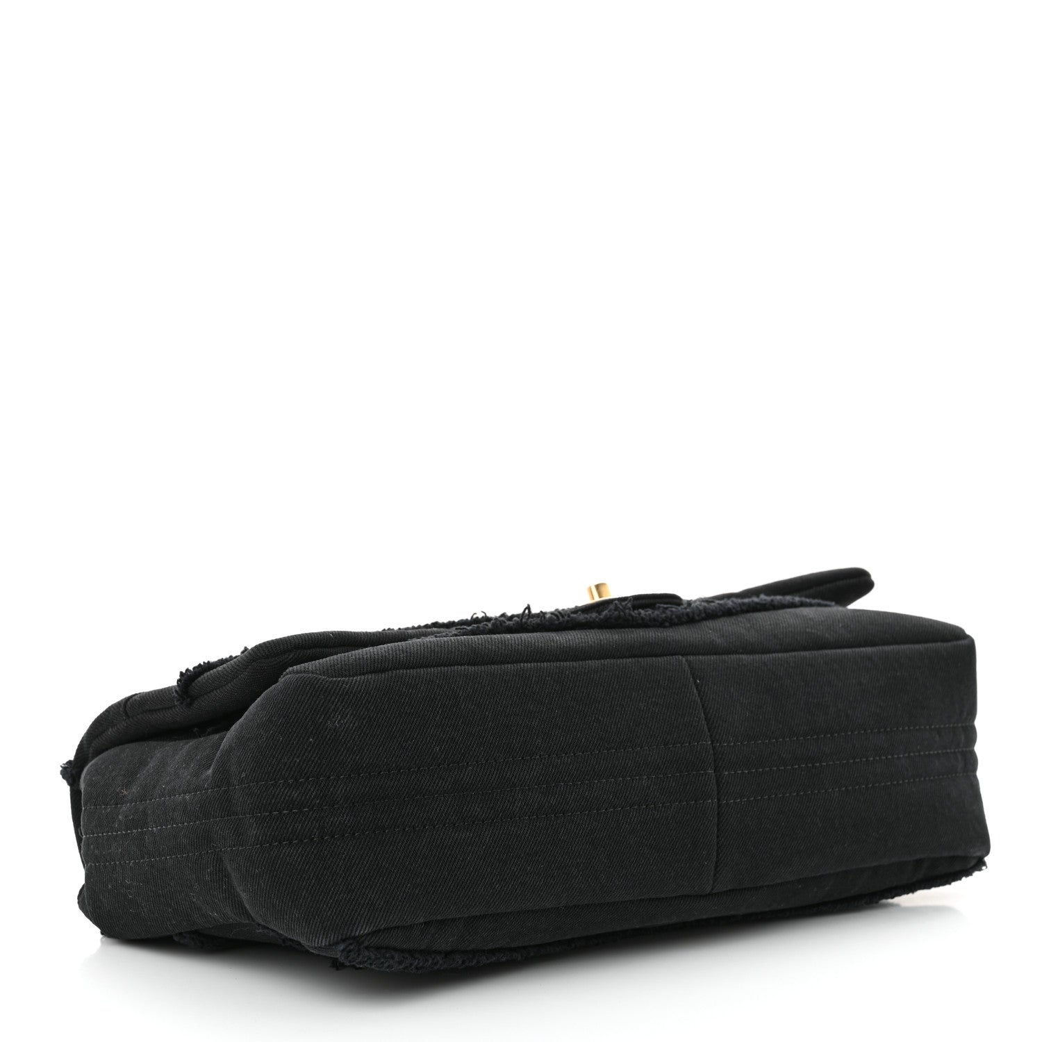 Chanel Denim Coco Jumbo Single Flap Black 4 of 13