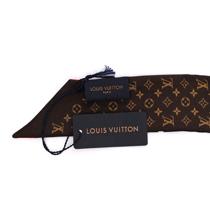 Louis Vuitton Silk Monogram Kabuki Stickers BB Bandeau Black 2 of 4