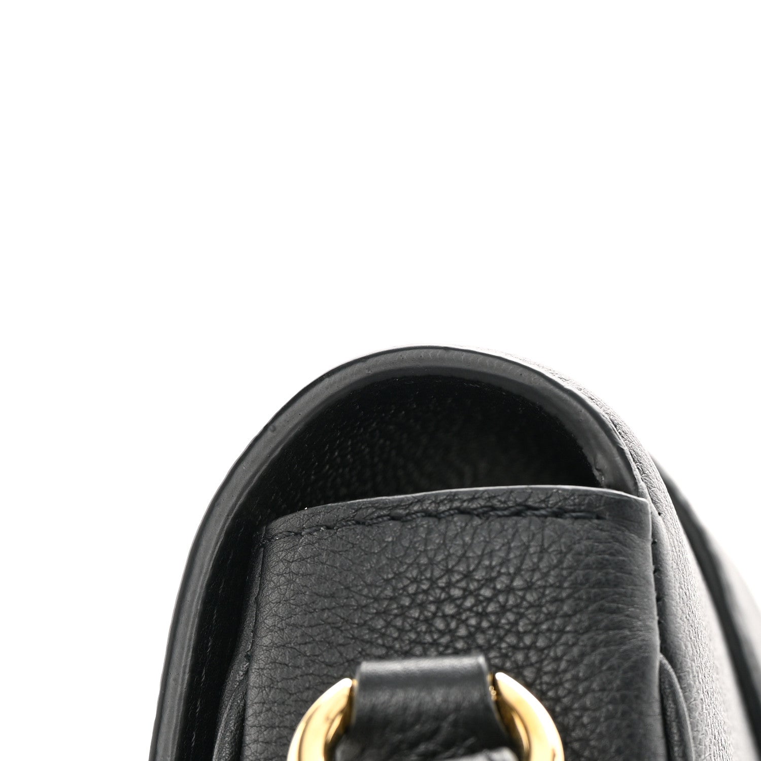 Louis Vuitton Grained Calfskin LV Pont 9 Soft MM Black 12 of 12