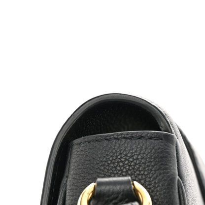 Louis Vuitton Grained Calfskin LV Pont 9 Soft MM Black 12 of 12