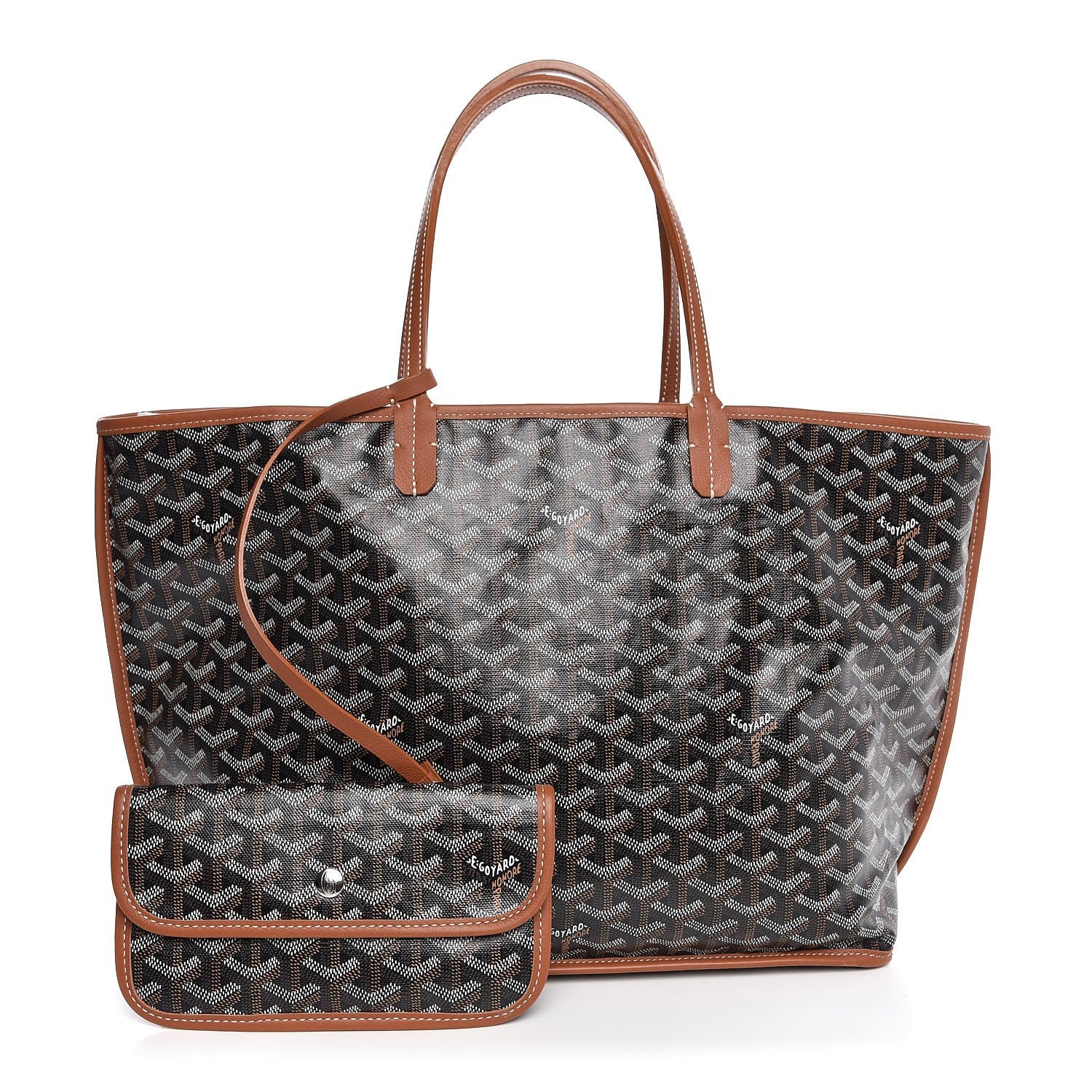 Goyard Goyardine Reversible Anjou PM Black Gold 1 of 9