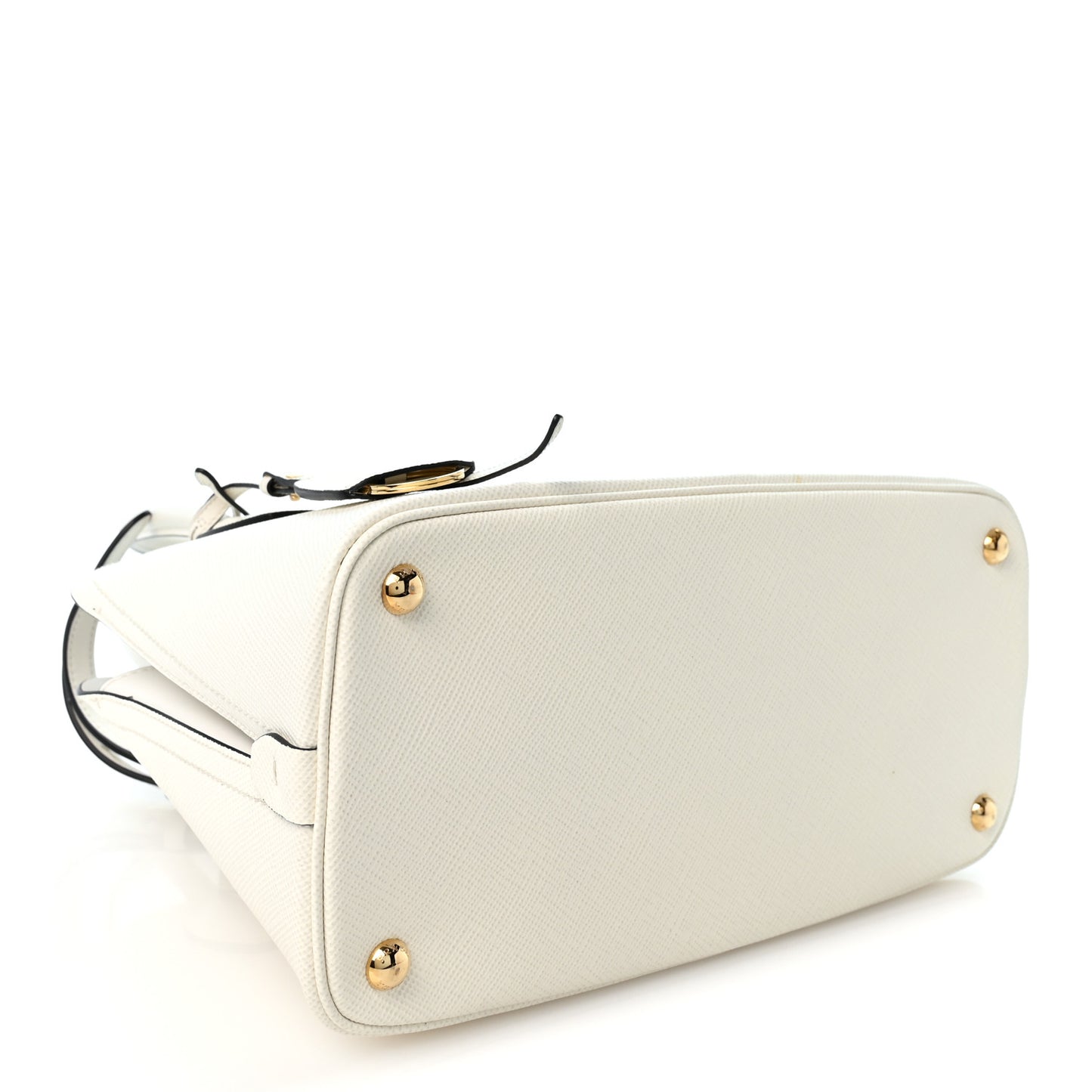 Saffiano Cuir Calfskin Promenade Tote Bianco