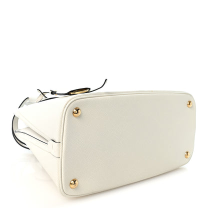 Prada Saffiano Cuir Calfskin Promenade Tote Bianco 4 of 10