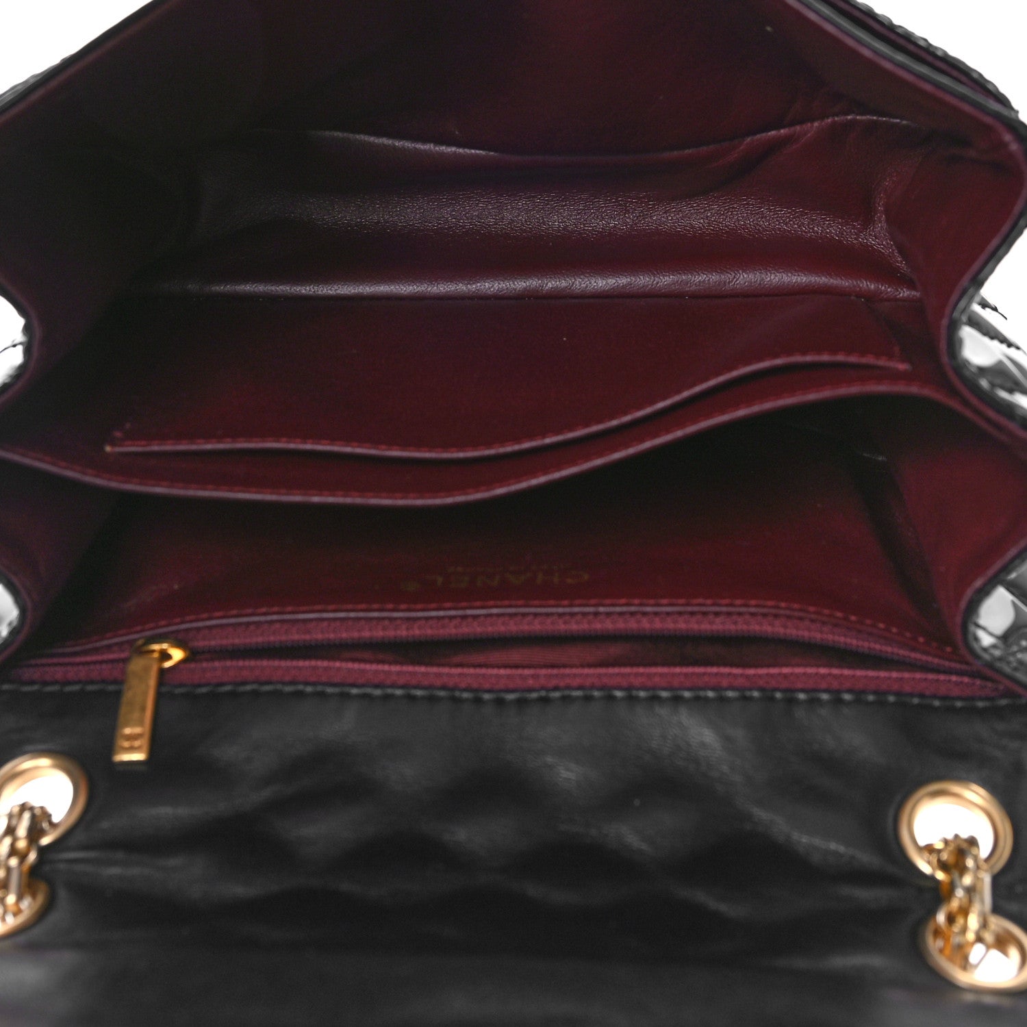 Chanel Patent Quilted Accordion Reissue 2.55 Flap Navy 5 of 9