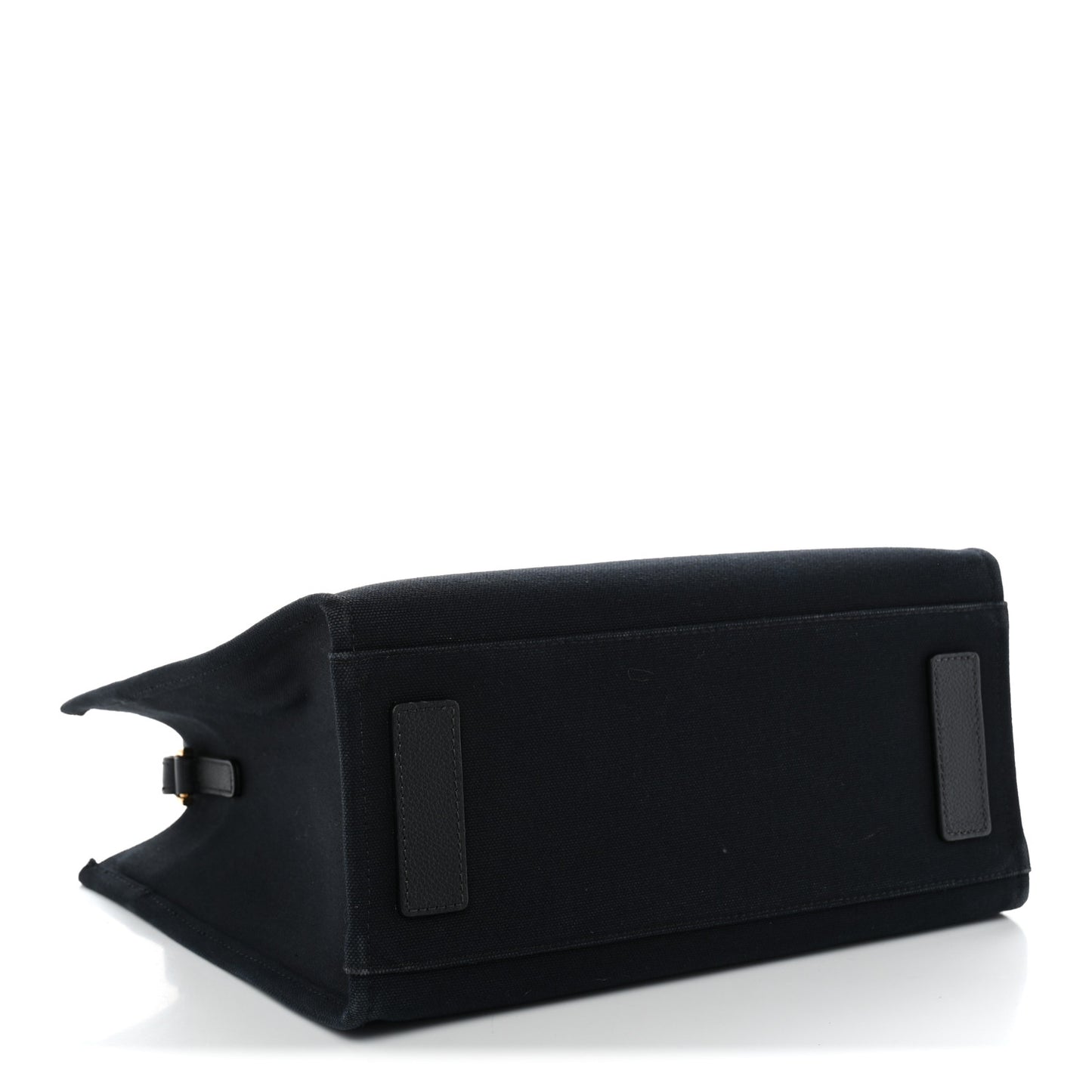 Canvas Calfskin La Medusa Small Tote Black