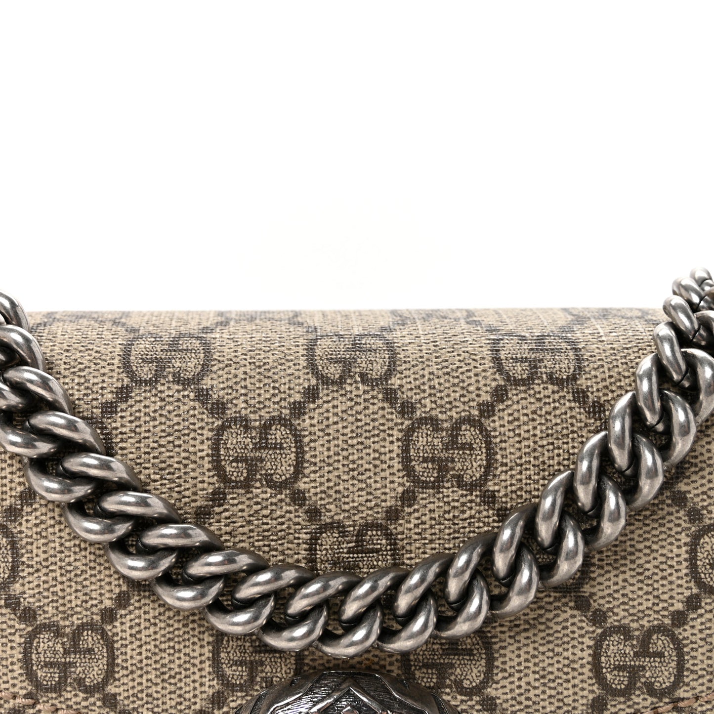 GG Supreme Monogram Mini Dionysus Shoulder Bag Taupe