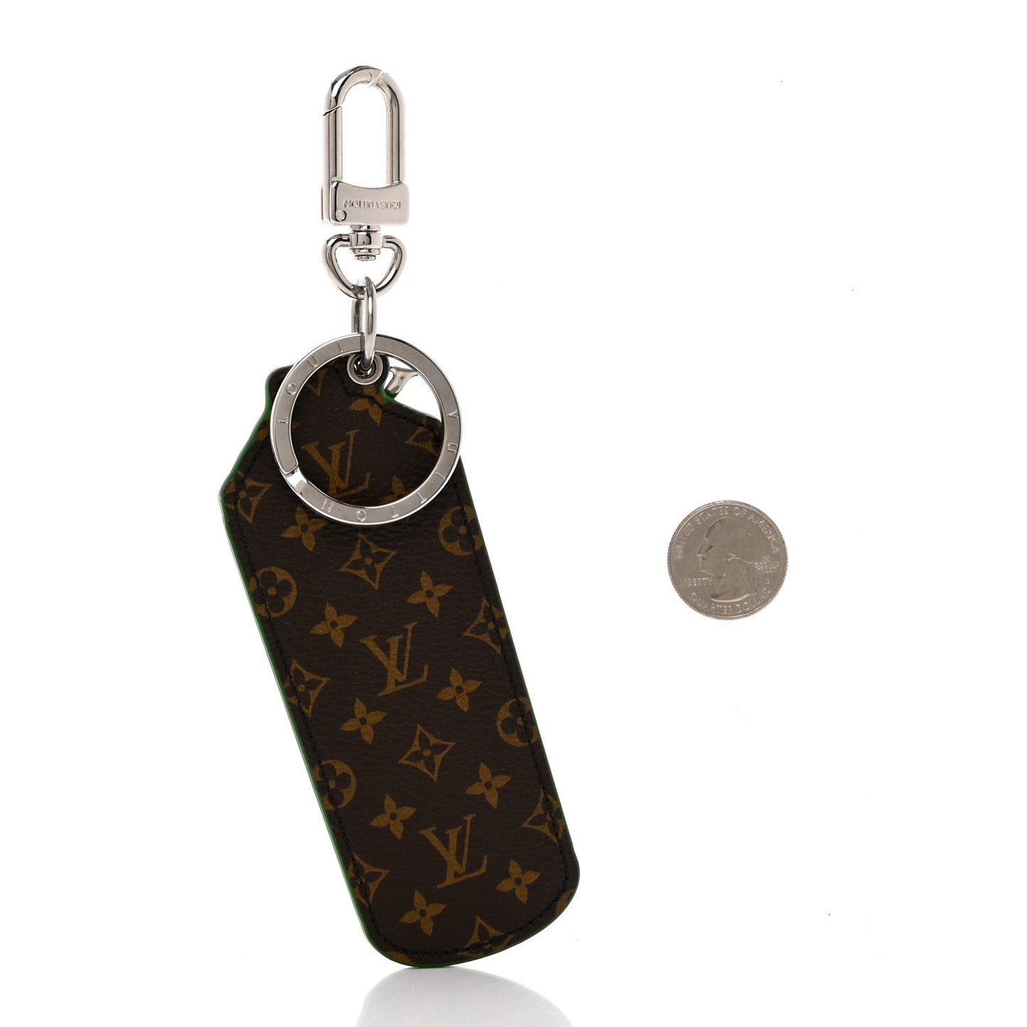 Monogram Illustre Paint Bag Charm Key Holder Green