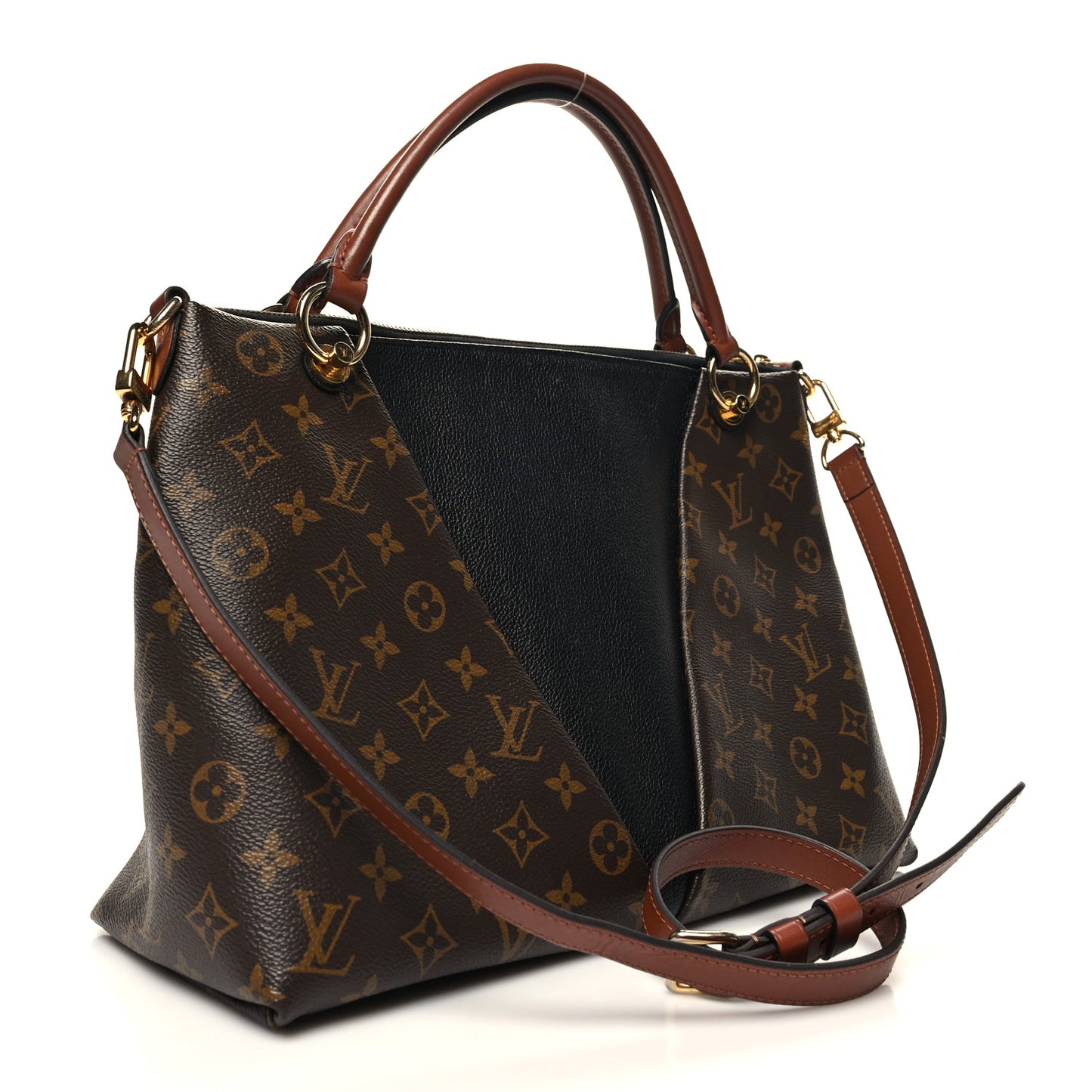Monogram V Tote MM Black