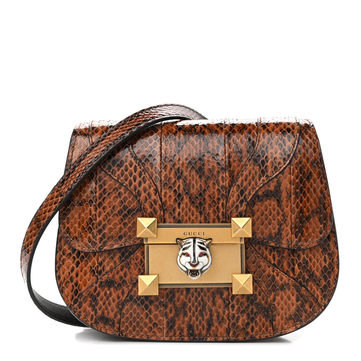 Gucci Elaphe Radiata Crystal Small Osiride Shoulder Bag Bright Cuir Ruby 1 of 10