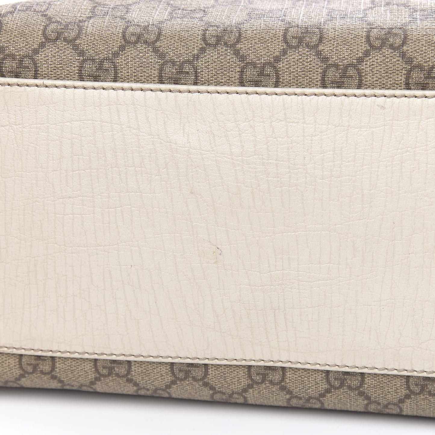 GG Plus Monogram Small Vertical Tote Off White