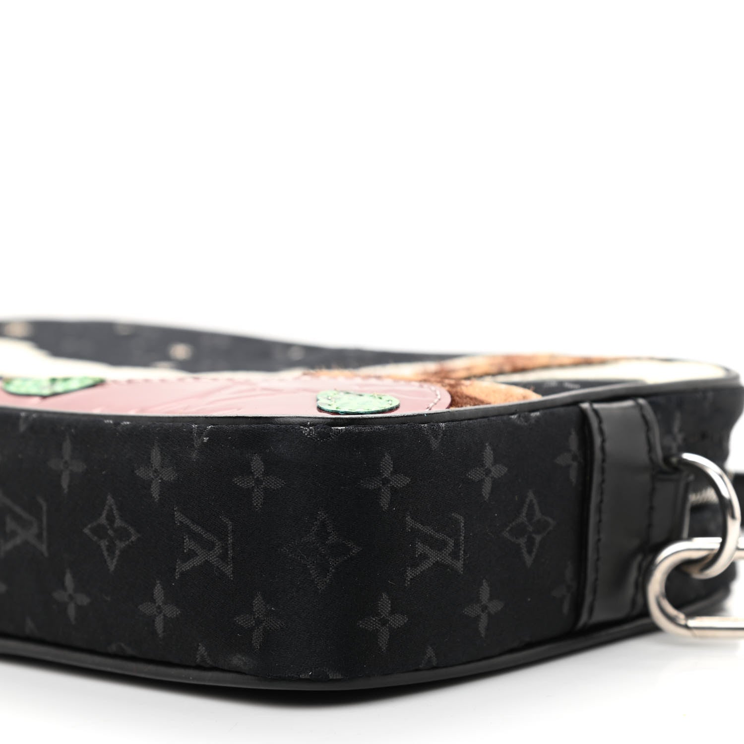 Louis Vuitton Satin Mini Monogram Conte De Fees Pochette Black 9 of 11