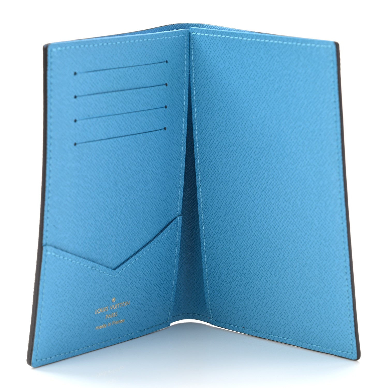 Louis Vuitton Monogram Passport Cover Bleu Clair Bleu De France 5 of 7