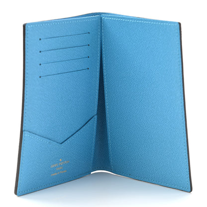 Louis Vuitton Monogram Passport Cover Bleu Clair Bleu De France 5 of 7