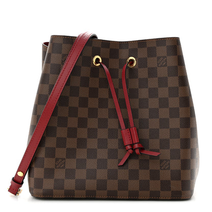 Louis Vuitton Damier Ebene Neonoe MM Cherry Berry 1 of 9