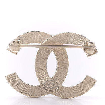 Chanel Bead CC Brooch Black Light Gold 3 of 4