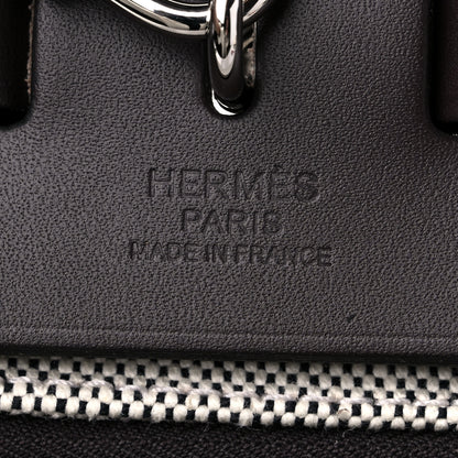 Hermes Toile H Berline Vache Hunter Herbag Zip PM 31 Black Ebene 8 of 11