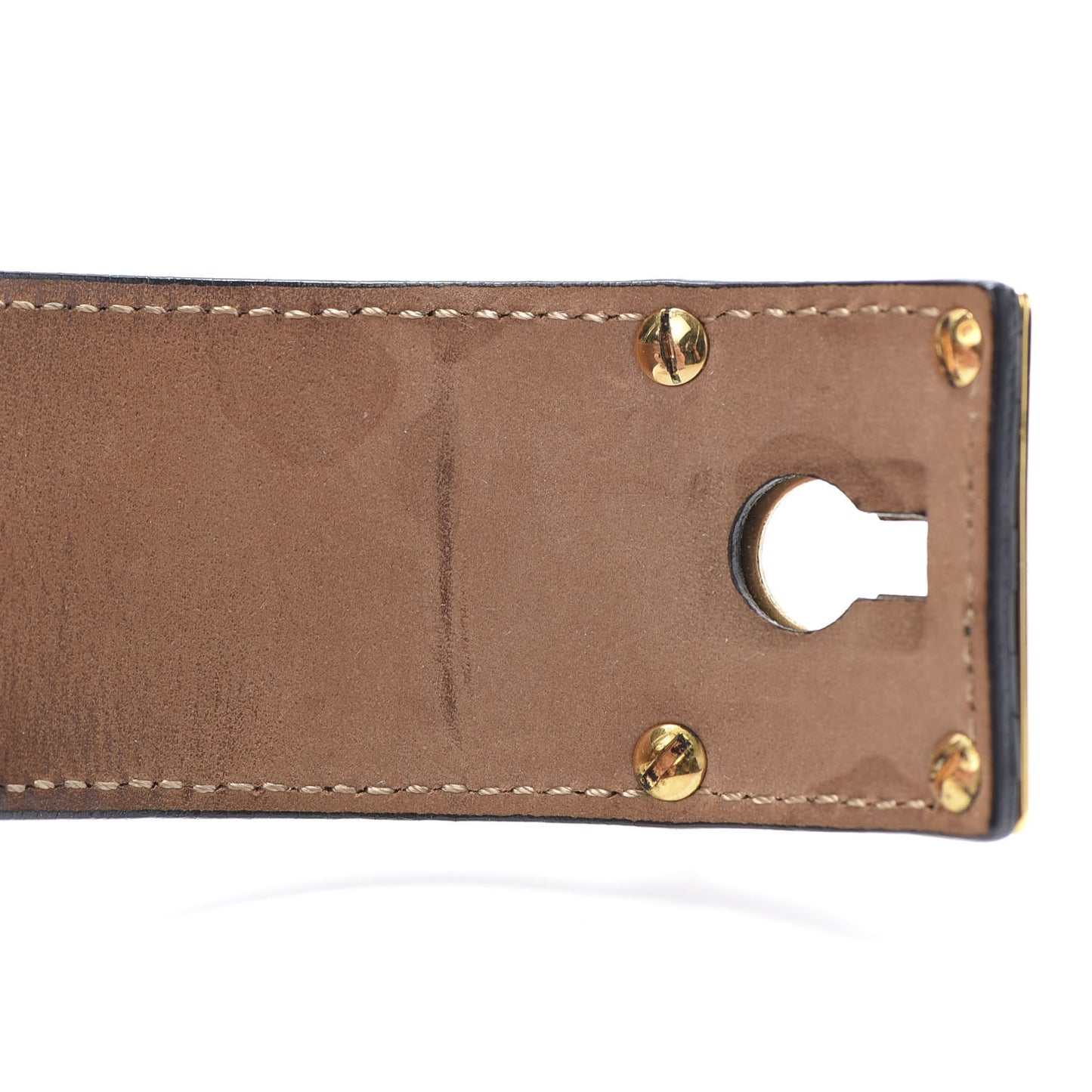 Nappa Goldmine Cuff Tobacco Black