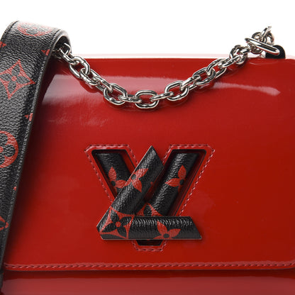 Louis Vuitton Patent Monogram Infrarouge Twist Shoulder Bag PM Coquelicot 9 of 9