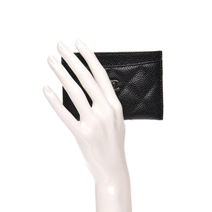 Chanel Caviar Quilted Card Holder Black 2 of 9