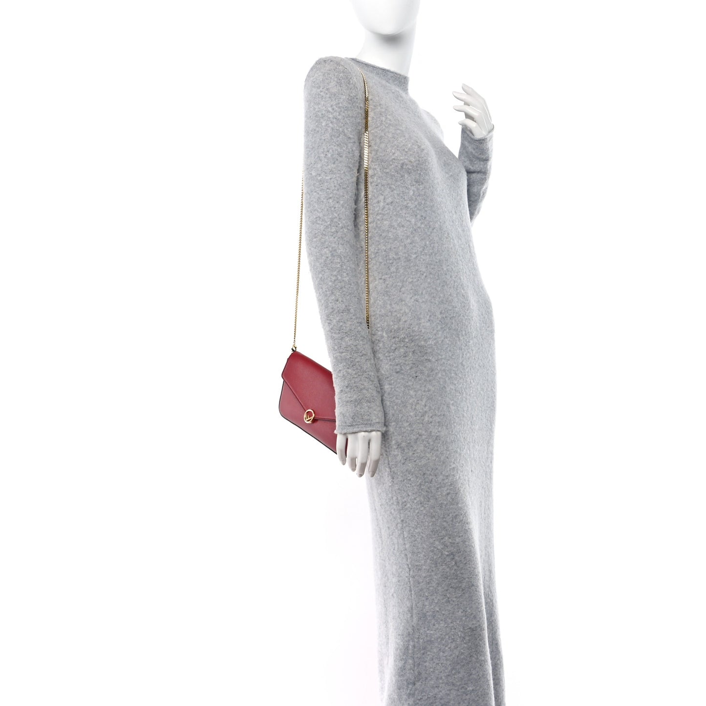 Vitello Cruise F is Fendi Envelope Wallet on Chain with Pouches Fragola