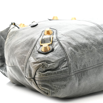 Balenciaga Agneau Giant 21 Gold Hardware Brief Anthracite 10 of 20