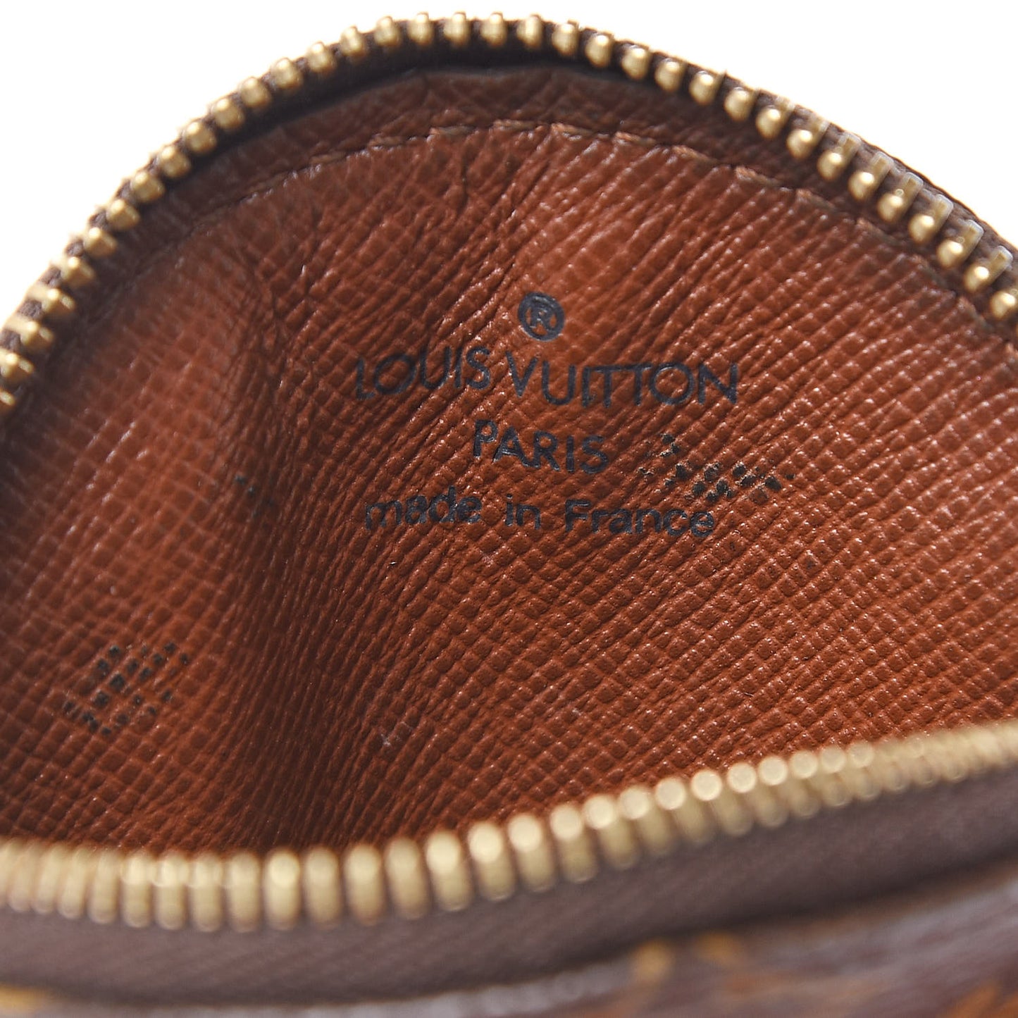 Monogram Round Coin Purse