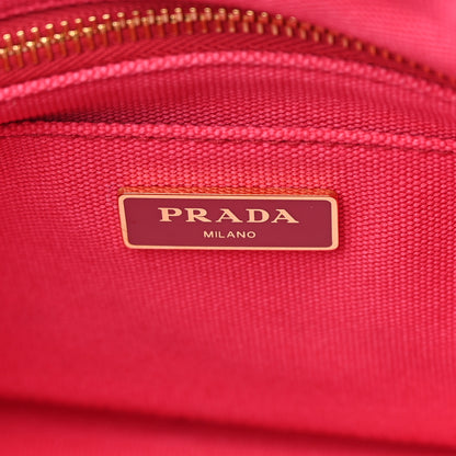 Prada Canapa Small Logo Tote Peonia 6 of 17