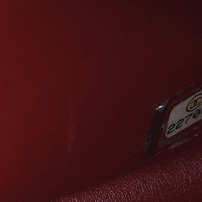 Chanel Caviar Quilted Jumbo Double Flap Red 9 of 10