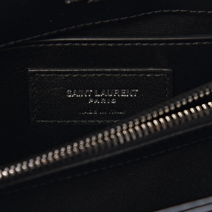 Saint Laurent Calfskin Y Quilted Monogram Small Loulou Chain Satchel Black 6 of 10