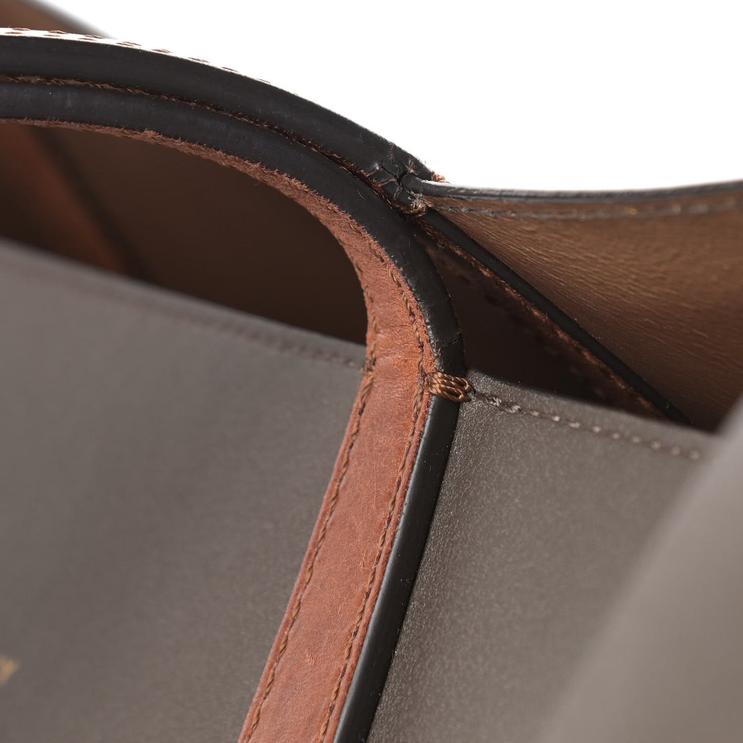 Calfskin Medium GV Shopper Tote Grey
