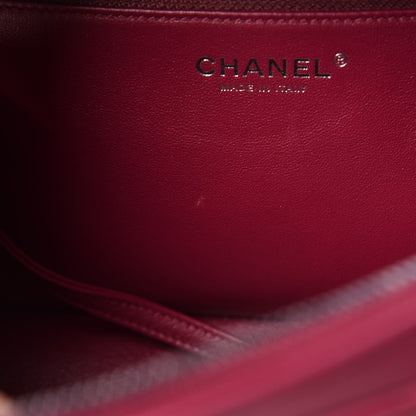 Chanel Lambskin Quilted Medium Trendy CC Bowling Bag Dark Pink 12 of 13