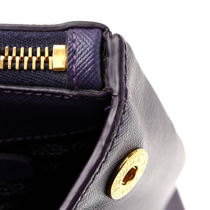 Prada Saffiano Lux Large Galleria Double Zip Tote Uva 13 of 14