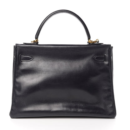 Hermes Box Kelly Retourne 32 Indigo 4 of 44