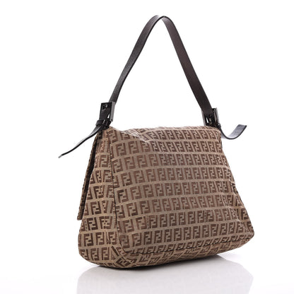 Fendi Zucchino Mama Baguette Dark Brown 3 of 7