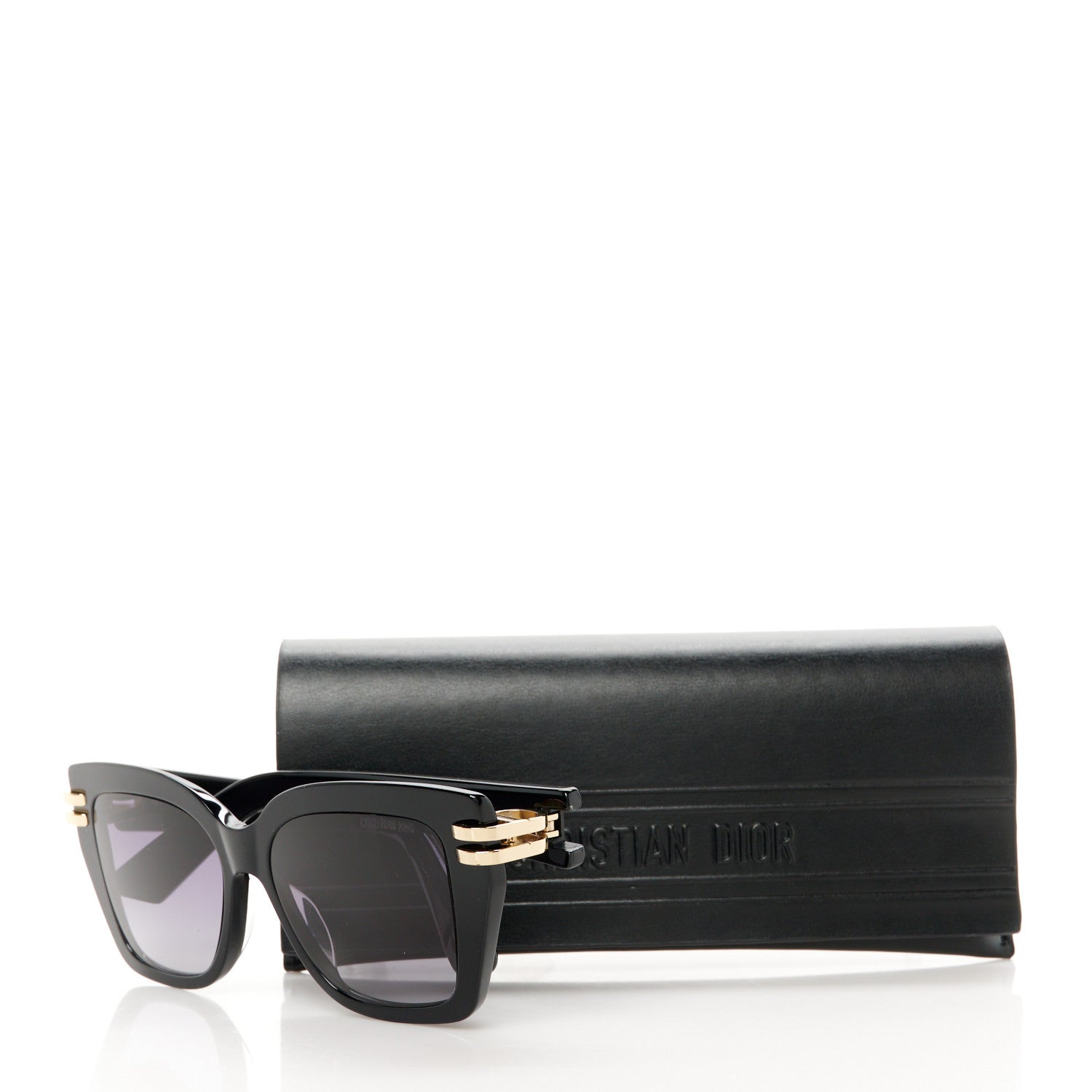 Christian Dior Acetate CDiorO S1I Square Sunglasses Black Black 8 of 8