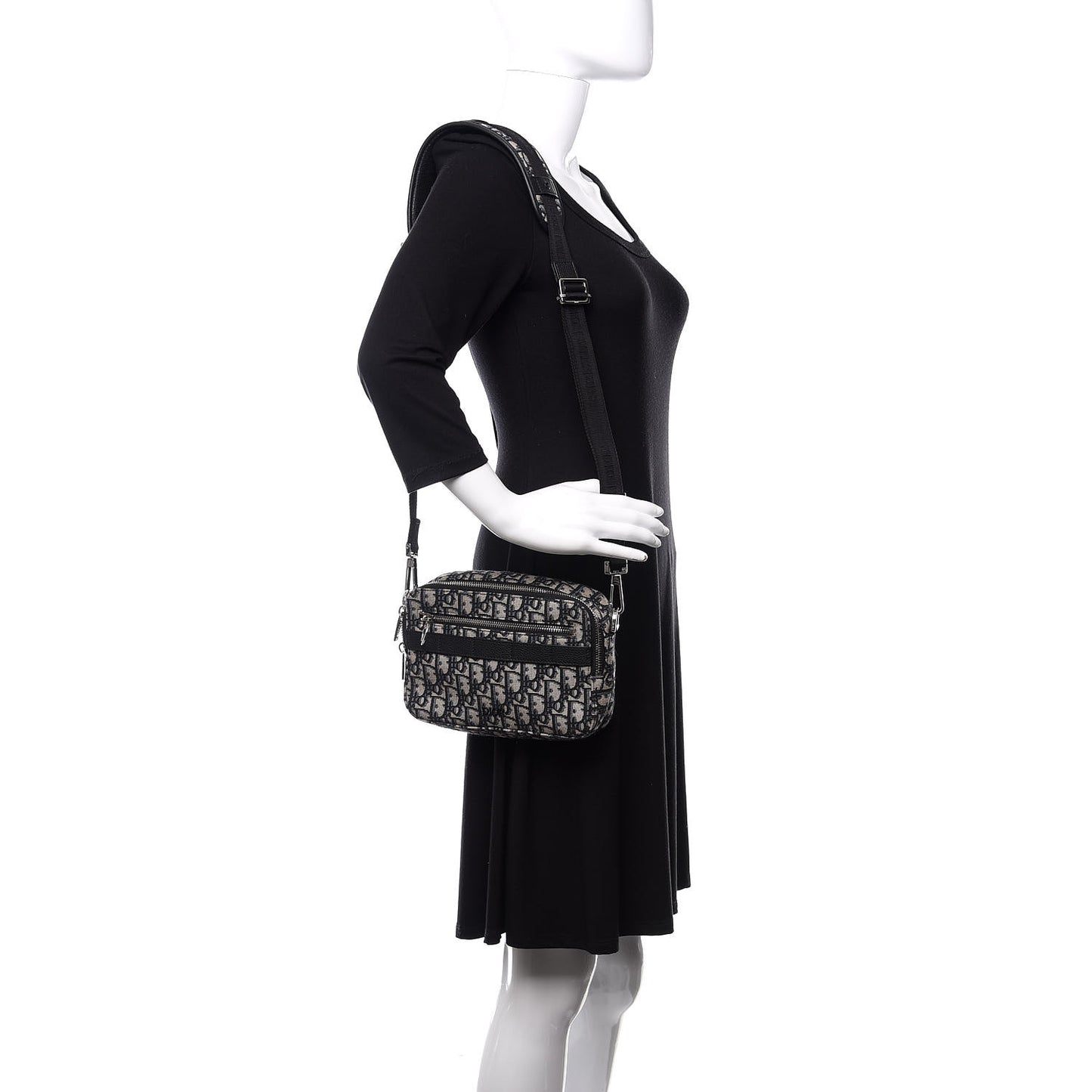 HOMME Oblique Safari Messenger Blue