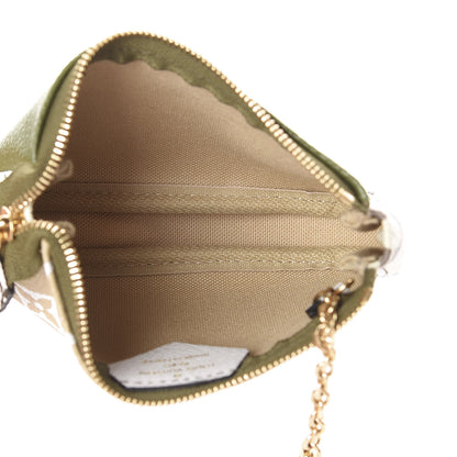 Louis Vuitton Monogram Giant Micro Pochette Accessories Kaki White 4 of 5