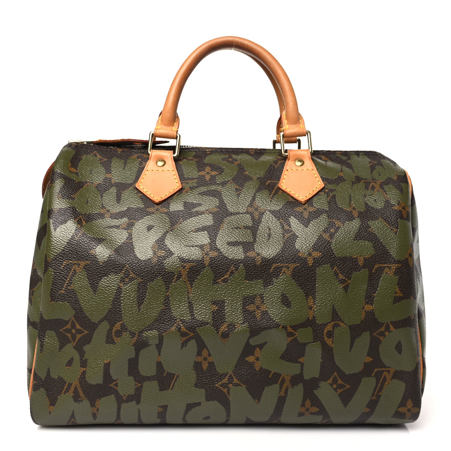 Louis Vuitton Monogram Graffiti Speedy 30 Kaki 1 of 9