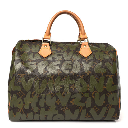 Louis Vuitton Monogram Graffiti Speedy 30 Kaki 1 of 9