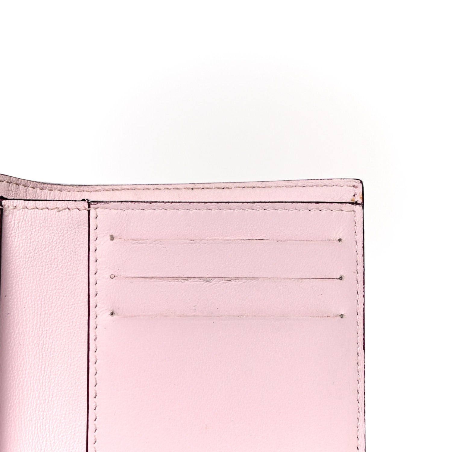 Christian Dior Bullcalf Diorissimo Medium Envelope Wallet True Red Pink 11 of 14