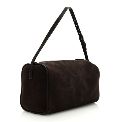 The Row Nubuck 90's Bag Wood Brown 3 of 9