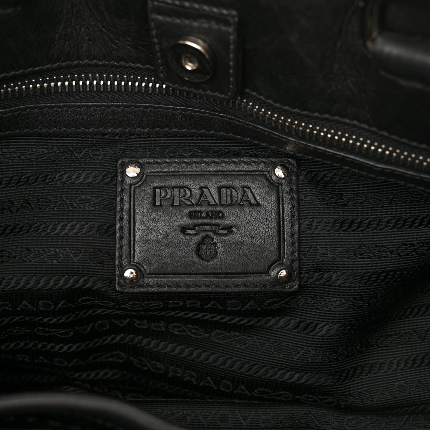 Soft Calfskin Pleated Shoulder Bag Black
